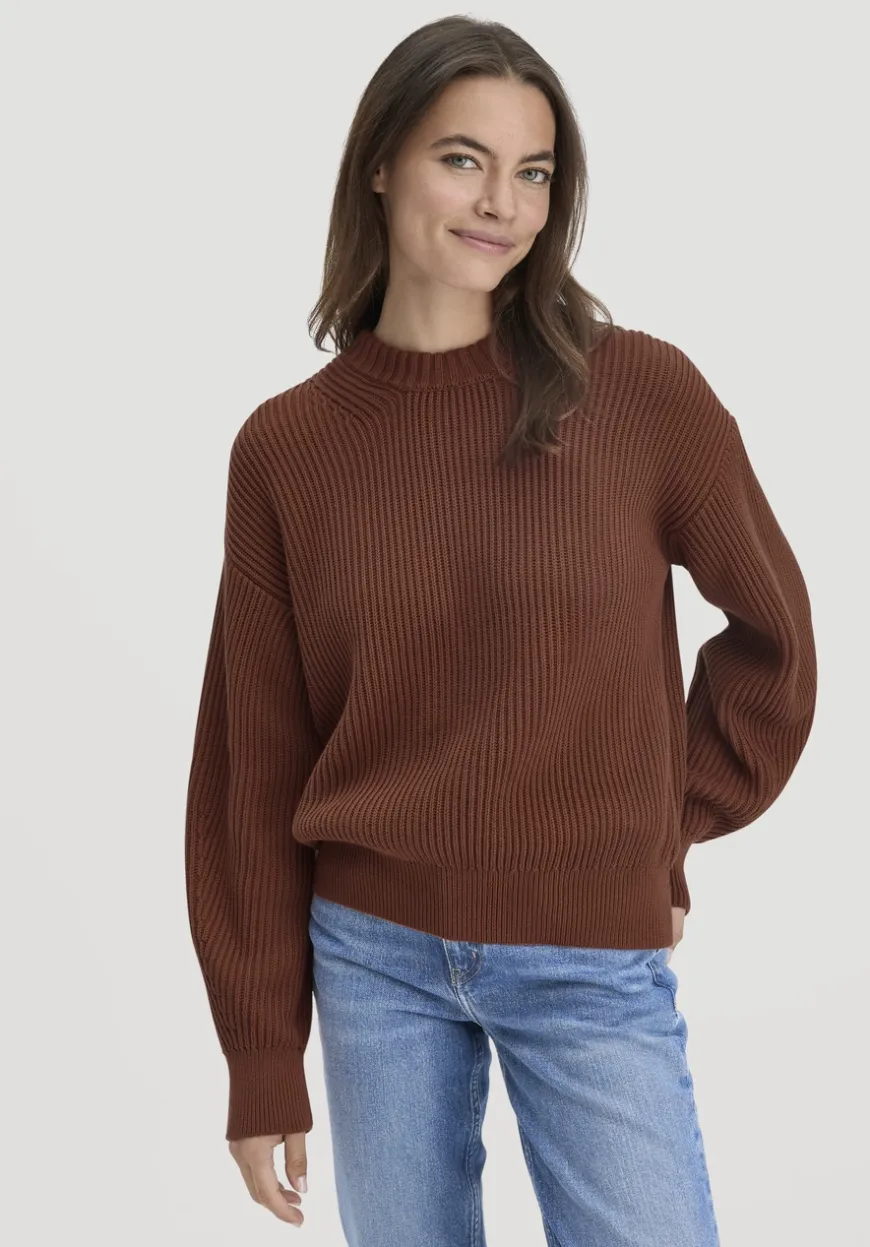 hessnatur Strick Pullover Relaxed aus reiner Bio-Baumwolle von|Damen Pullover