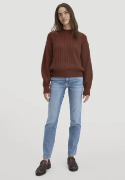 hessnatur Strick Pullover Relaxed aus reiner Bio-Baumwolle von|Damen Pullover