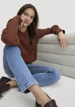 hessnatur Strick Pullover Relaxed aus reiner Bio-Baumwolle von|Damen Pullover