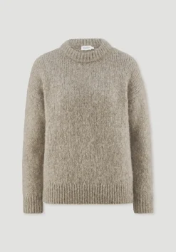hessnatur Strick Pullover Relaxed aus Alpaka mit Bio-Baumwolle von|Damen Pullover