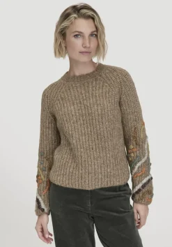 hessnatur Strick Pullover Relaxed aus Alpaka mit Bio-Baumwolle von|Damen Pullover