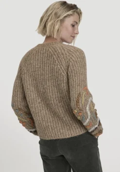 hessnatur Strick Pullover Relaxed aus Alpaka mit Bio-Baumwolle von|Damen Pullover