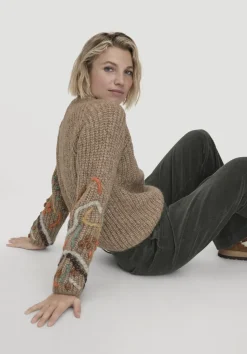hessnatur Strick Pullover Relaxed aus Alpaka mit Bio-Baumwolle von|Damen Pullover
