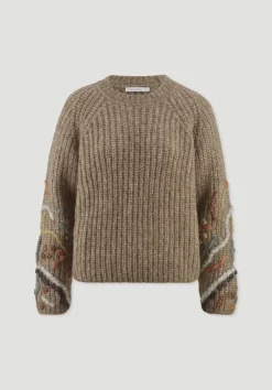 hessnatur Strick Pullover Relaxed aus Alpaka mit Bio-Baumwolle von|Damen Pullover