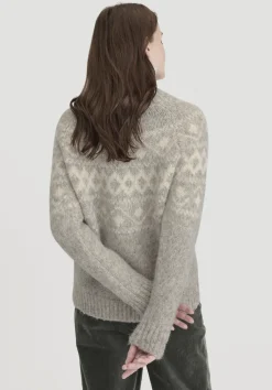 hessnatur Strick Pullover Relaxed aus Alpaka mit Bio-Baumwolle von|Damen Pullover
