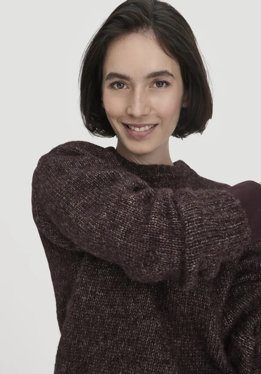hessnatur Strick Pullover Relaxed aus Alpaka mit Bio-Baumwolle von|Damen Pullover