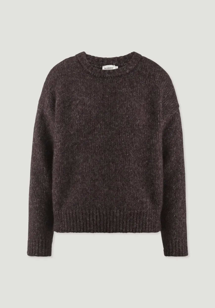 hessnatur Strick Pullover Relaxed aus Alpaka mit Bio-Baumwolle von|Damen Pullover