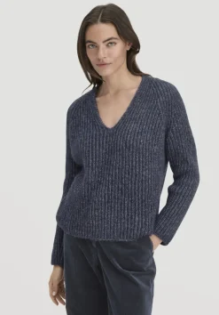 hessnatur Strick Pullover Relaxed aus Alpaka mit Bio-Baumwolle von|Damen Pullover