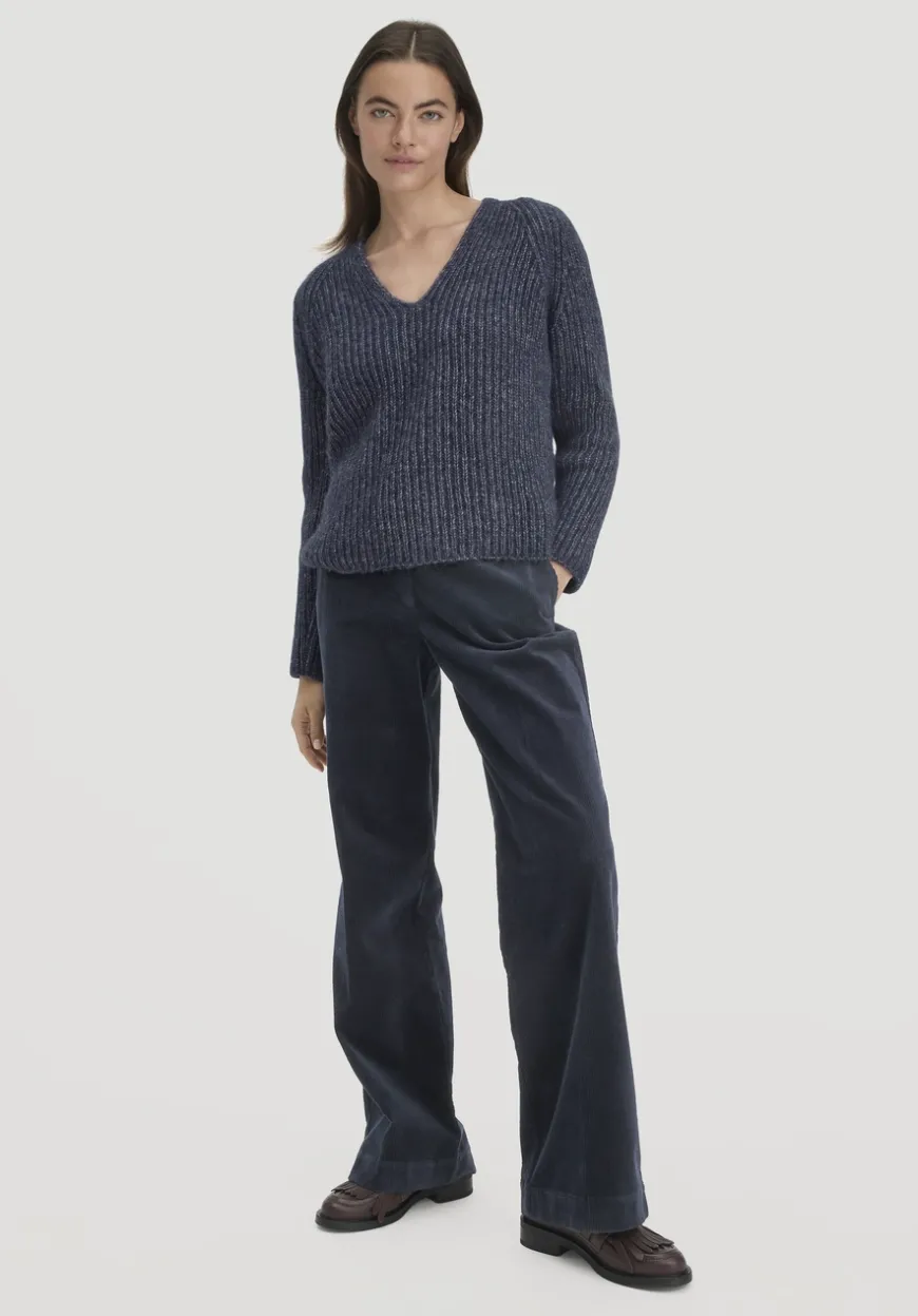 hessnatur Strick Pullover Relaxed aus Alpaka mit Bio-Baumwolle von|Damen Pullover