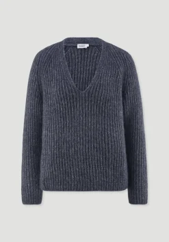 hessnatur Strick Pullover Relaxed aus Alpaka mit Bio-Baumwolle von|Damen Pullover