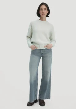 hessnatur Strick Pullover Relaxed aus Alpaka mit Bio-Baumwolle von|Damen Pullover