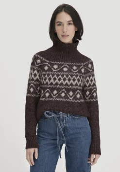 hessnatur Strick Pullover Relaxed aus Alpaka mit Bio-Baumwolle von|Damen Pullover