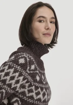 hessnatur Strick Pullover Relaxed aus Alpaka mit Bio-Baumwolle von|Damen Pullover