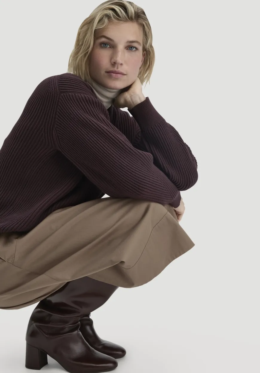 hessnatur Strick Pullover Relaxed aus reiner Bio-Baumwolle von|Damen Pullover