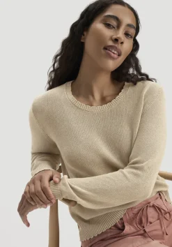 hessnatur Strick Pullover Relaxed aus Leinen mit Bio-Baumwolle und LENZING™ ECOVERO von|Damen Pullover