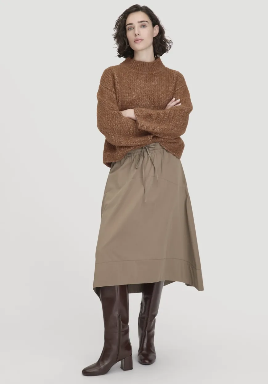 hessnatur Strick Pullover Relaxed aus Alpaka mit Bio-Baumwolle von|Damen Pullover
