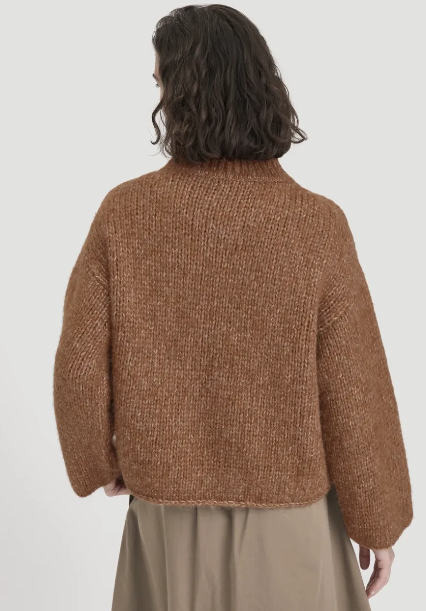 hessnatur Strick Pullover Relaxed aus Alpaka mit Bio-Baumwolle von|Damen Pullover