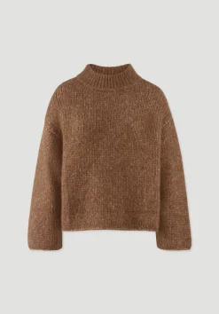 hessnatur Strick Pullover Relaxed aus Alpaka mit Bio-Baumwolle von|Damen Pullover