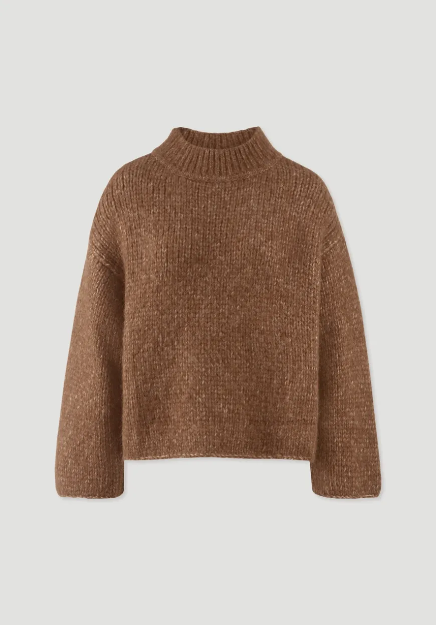 hessnatur Strick Pullover Relaxed aus Alpaka mit Bio-Baumwolle von|Damen Pullover