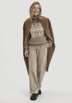hessnatur Strick Pullover Relaxed aus Alpaka mit Bio-Baumwolle von|Damen Pullover