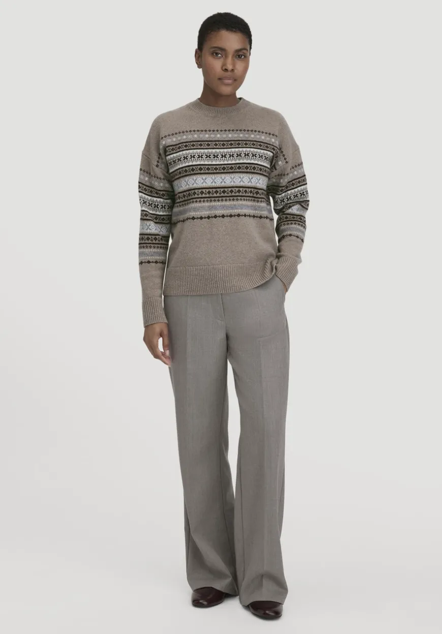 hessnatur Strick Pullover Relaxed BETTER RECYCLING aus reiner Bio-Merinowolle von|Damen Pullover