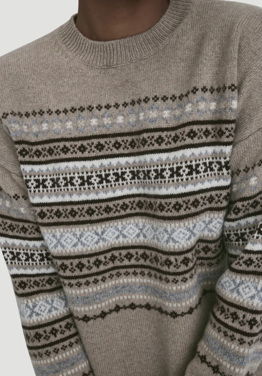 hessnatur Strick Pullover Relaxed BETTER RECYCLING aus reiner Bio-Merinowolle von|Damen Pullover
