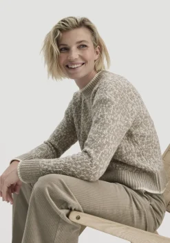 hessnatur Strick Pullover Relaxed BETTER RECYCLING aus reiner Bio-Merinowolle von|Damen Pullover