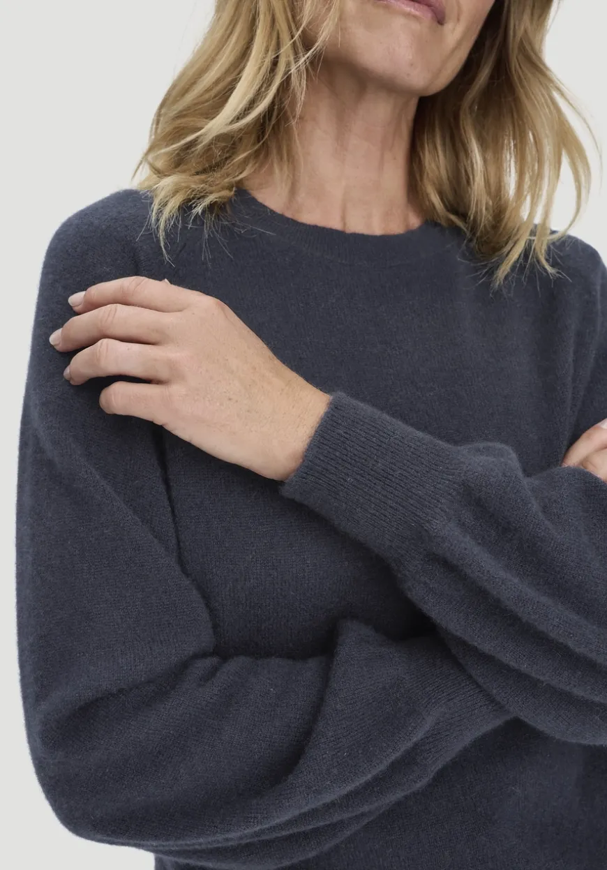 hessnatur Strick Pullover Relaxed BETTER RECYCLING aus reinem Cashmere von|Damen Pullover