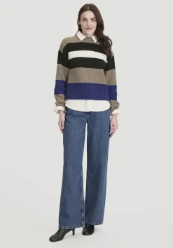 hessnatur Strick Pullover Relaxed BETTER RECYCLING aus reiner Bio-Merinowolle von|Damen Pullover
