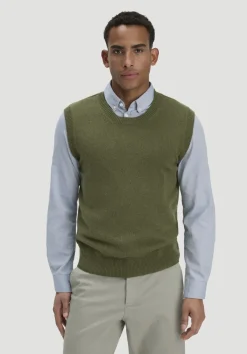 hessnatur Strick Pullunder Regular aus Bio-Merinowolle mit Bio-Baumwolle von|Herren Pullover|Strick