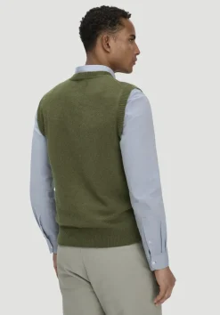 hessnatur Strick Pullunder Regular aus Bio-Merinowolle mit Bio-Baumwolle von|Herren Pullover|Strick