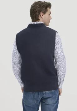 hessnatur Strick Pullunder Regular aus Bio-Merinowolle und Bio-Baumwolle von|Herren Pullover