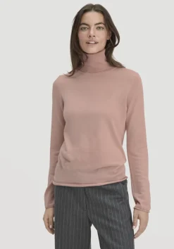 hessnatur Strick Rollkragen Pullover Slim aus reiner Bio-Merinowolle von|Damen Pullover|T-Shirts