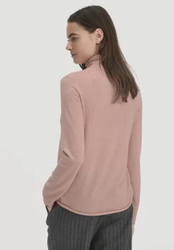 hessnatur Strick Rollkragen Pullover Slim aus reiner Bio-Merinowolle von|Damen Pullover|T-Shirts
