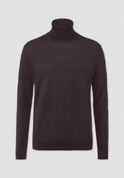 hessnatur Strick Rollkragen Pullover Regular aus reiner Bio-Merinowolle von|Herren Pullover