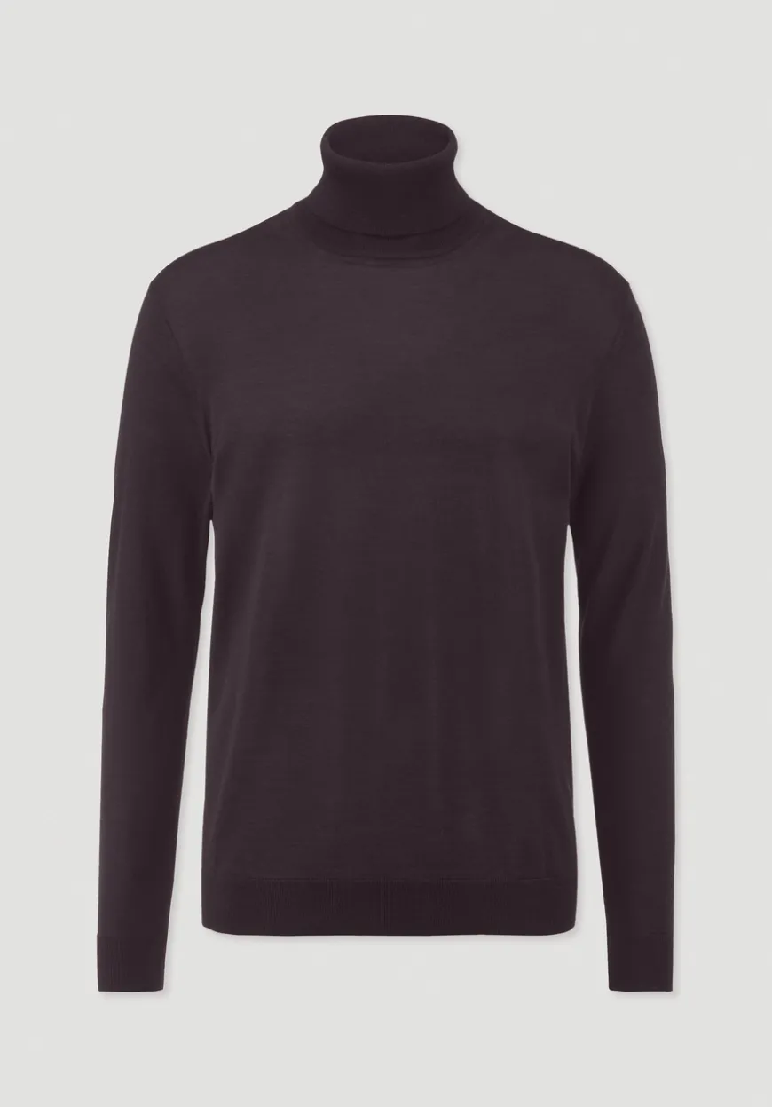 hessnatur Strick Rollkragen Pullover Regular aus reiner Bio-Merinowolle von|Herren Pullover