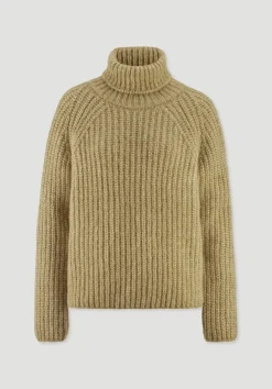 hessnatur Strick Rollkragenpullover Relaxed aus Alpaka mit Bio-Baumwolle von|Damen Pullover