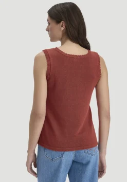 hessnatur Strick Top Regular aus Leinen mit Bio-Baumwolle und LENZING™ ECOVERO von|Damen Shirts & Tops