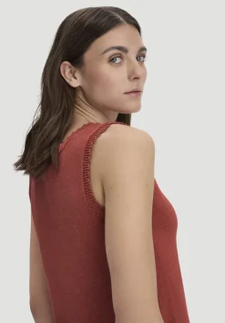 hessnatur Strick Top Regular aus Leinen mit Bio-Baumwolle und LENZING™ ECOVERO von|Damen Shirts & Tops