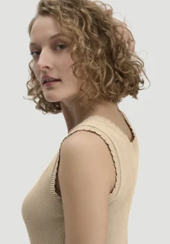 hessnatur Strick Top Regular aus Leinen mit Bio-Baumwolle und LENZING™ ECOVERO von|Damen Shirts & Tops
