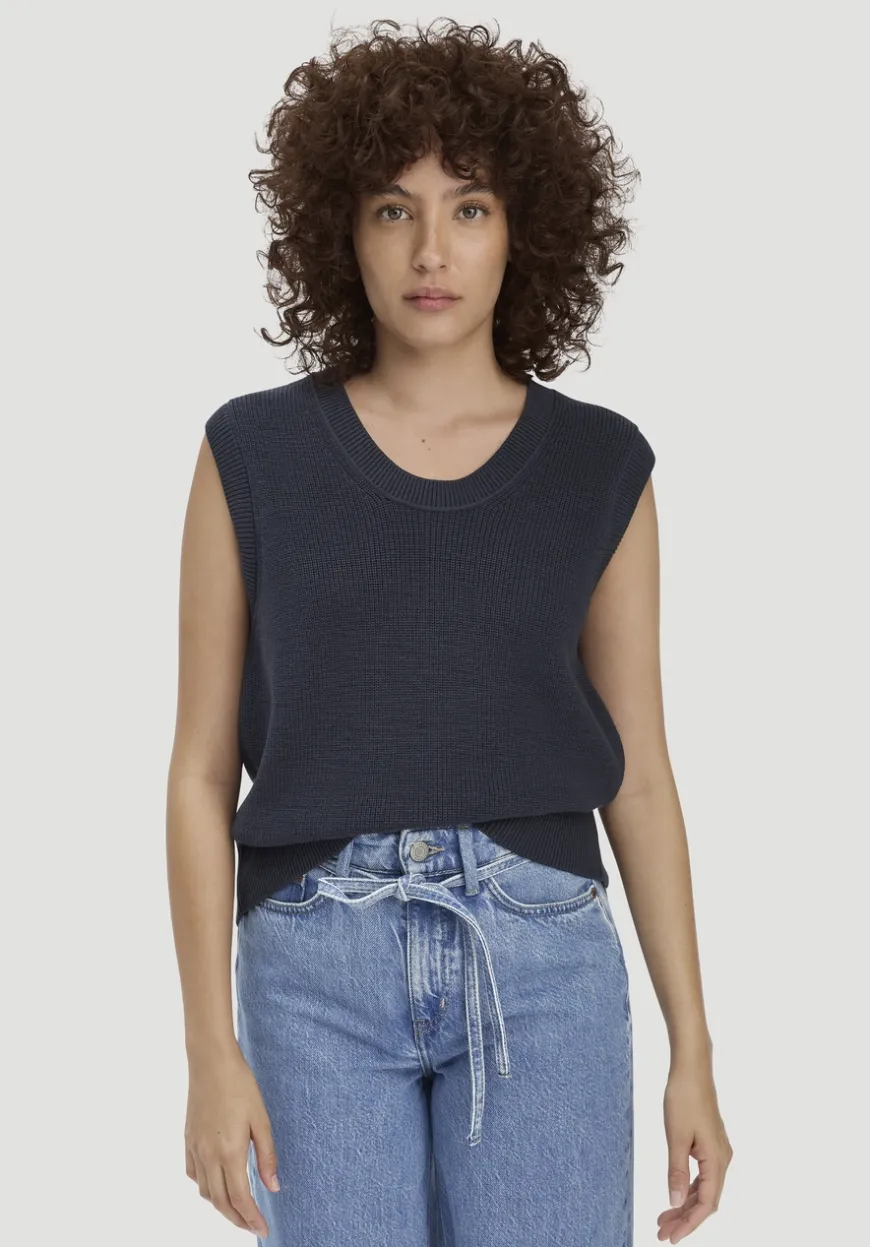 hessnatur Strick Top Regular aus reiner Bio-Baumwolle von|Damen Shirts & Tops