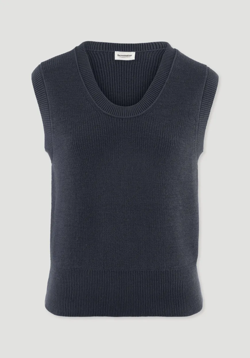 hessnatur Strick Top Regular aus reiner Bio-Baumwolle von|Damen Shirts & Tops