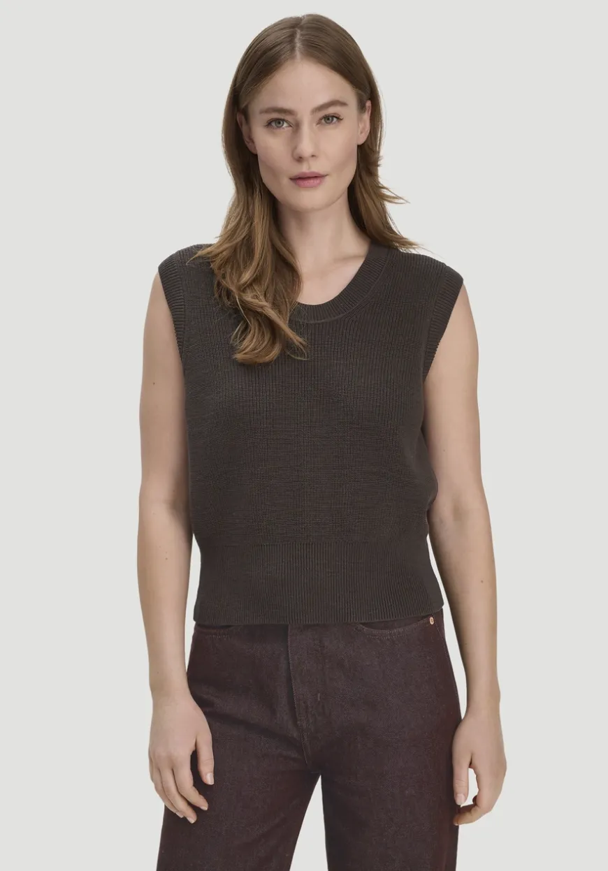 hessnatur Strick Top Regular aus reiner Bio-Baumwolle von|Damen Shirts & Tops