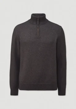hessnatur Strick Troyer Regular aus Bio-Merinowolle mit Bio-Baumwolle von|Herren Pullover