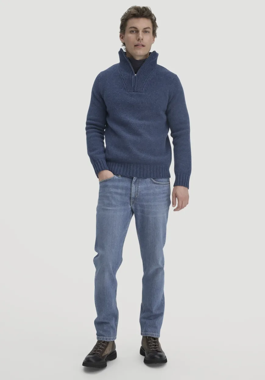 hessnatur Strick Troyer Regular BETTER RECYCLING aus reiner Bio-Merinowolle von|Herren Pullover