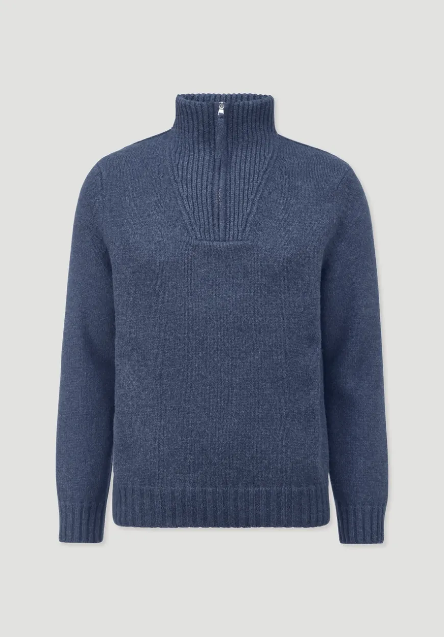 hessnatur Strick Troyer Regular BETTER RECYCLING aus reiner Bio-Merinowolle von|Herren Pullover