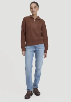 hessnatur Strick Troyer Relaxed aus reiner Bio-Baumwolle von|Damen Pullover
