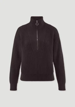 hessnatur Strick Troyer Relaxed aus reiner Bio-Baumwolle von|Damen Pullover