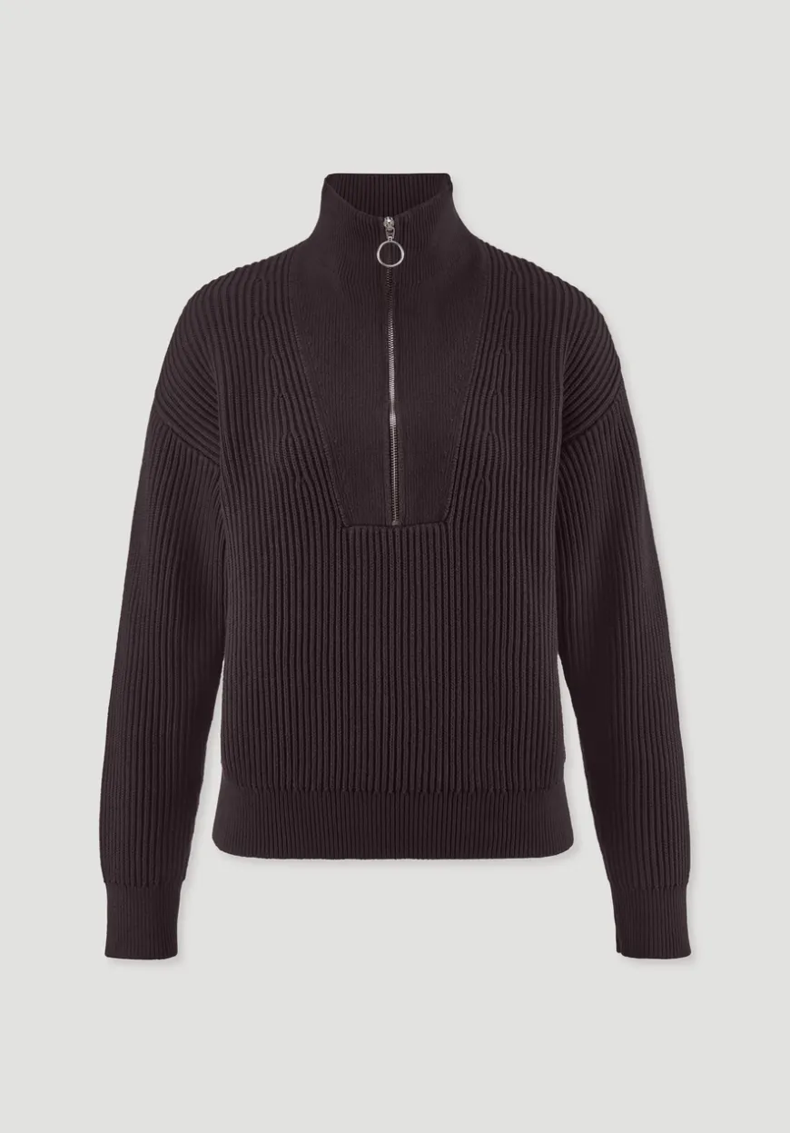 hessnatur Strick Troyer Relaxed aus reiner Bio-Baumwolle von|Damen Pullover
