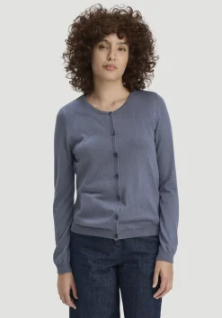 hessnatur Strickjacke Regular aus TENCEL™ Lyocell mit Bio-Baumwolle von|Damen Strickjacken